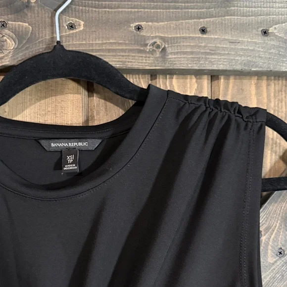 Banana Republic Black Asymmetrical Dress - Picture 4 of 5